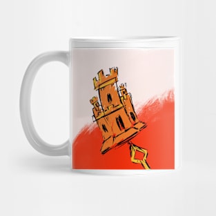 Gibraltar flag - graffiti style Mug